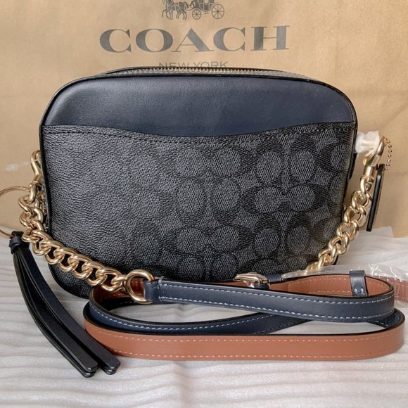 Coach Handbags - [COACH] NWT! CAMERA BAG IN SIGNATURE CANVAS